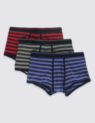 3 Pack Cool & Fresh&trade; Striped Hipsters
